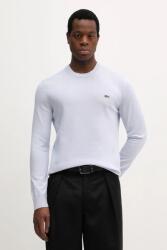 Lacoste férfi pamut pulóver - kék XL