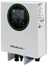 Qoltec napelemes inverter vízmelegítéshez ECO Solar Boost | MPPT | BYPASS | LCD | 3kW/4kW | Wi-fi (53867)