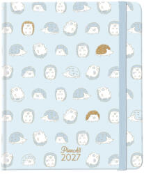 PlanAll Határidőnapló B/5 Heti New Classic Hedgehog 2027 (I7540220001)