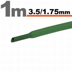  Tub termocontractabil verde 3, 5 / 1, 75 mm, tub izolatie cabluri, 15 m, protectie si organizare fire electrice (GLB_11021Z)