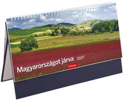 Toptimer Asztali Naptár Álló Magyarországot Járva Kék Hátlap 2027 (T560T004)
