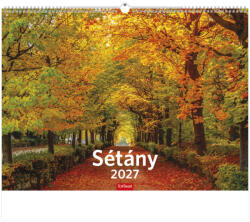 TopTimer Falinaptár 42 x 31 cm Sétány 2027 (T930028F)