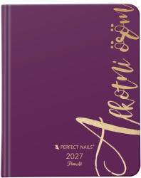PlanAll Határidőnapló B/5 Heti New Classic Perfect Nails Aura 2027 (I7540220009)