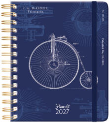 PlanAll Határidőnapló B/5 Heti Spirálozott Classic Blueprint 2027 (I7540221000)