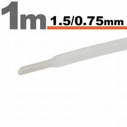  Tub termocontractant transparent 1.5 /0.75 mm 1m lungime (11019T-1)