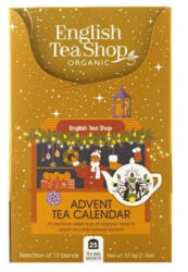 English Tea Shop Organic Adventi Teanaptár - 25 filter, 13 különböző íz