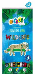 Victoria Cool Wildlife Színes ceruza 12 darabos háromszögletű