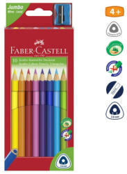 Faber-Castell Jumbo Színes ceruza 10 darabos (116510)