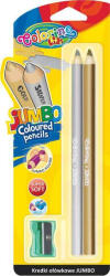 Colorino Jumbo Színes ceruza 2 darab, arany+ezüst, hegyezővel