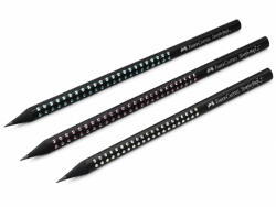 Faber-Castell Sparkle black Grafitceruza háromszögletű B - több színben