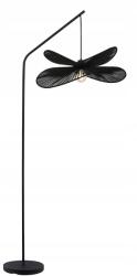 Toolight Loft Állólámpa Fekete Dupla Lámpabúra 50CM E27 Minimalista Elegáns (OSW-00638)