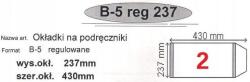 Narnia Tankönyvborító B5 állítható 237 x 430 (5907443800134)
