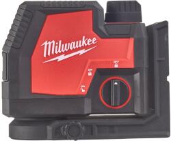 Milwaukee Nivelă laser cu 2 planuri cu fascicul verde reîncărcabilă REDLITHIUM USB Milwaukee L4 CLL-301C