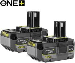 RYOBI Acumulator(i) Lithium+ 18V ONE+ - 2 x 4, 0 Ah Ryobi RB1840X2