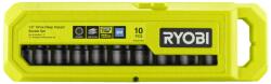 RYOBI Set de socluri cu impact profund 10 piese 1/2" Ryobi RHDIS10PC Cheie tubulara