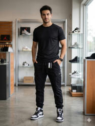Double Pantaloni Barbati Cargo Negri 261ccp-4097 (261ccp-4097)