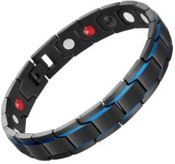 OneBuy Bratara Magnetica Onebuy M11 cu Germaniu, Infrarosu si Ioni Negativi, Terapeutica, Eleganta, Unisex, din Otel Inoxidabil, Ajustabila