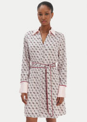 GUESS Rochie Mini Cămașă Satin Wrap-Around Roz W6RK90WF1T2-P6GN (W6RK90WF1T2-P6GN)