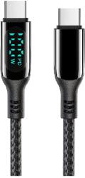 Paradox Since 1992 Cablu USB Type C - Type C 1m cu afisaj LED incarcare si transfer date (AD 874)