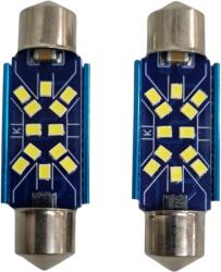 Paradox Since 1992 Becuri LED sofit C5W 39mm Canbus 12-24V 12 SMD alb rece (AD798)