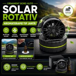 Paradox Since 1992 Ornament bord auto solar rotativ aromaterapie tip janta (AD925)