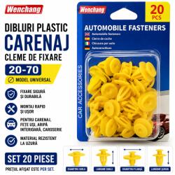 Paradox Since 1992 Cleme carenaj auto universale 20-70 set 20 buc (20-70)
