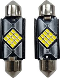 Paradox Since 1992 Becuri LED sofit C5W Canbus 12V 12 SMD 2016 alb rece 36 39 mm (40-7-39mm)