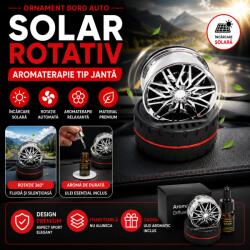 Paradox Since 1992 Ornament bord auto solar rotativ aromaterapie tip janta (AD926)