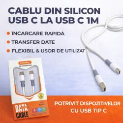 Paradox Since 1992 Cablu silicon USB C la USB C 1m alimentare si transfer date telefon (AD C-C)