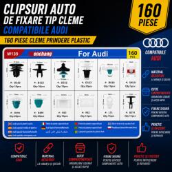 Paradox Since 1992 Clipsuri auto Audi 160 piese cleme fixare tapiterie si caroserie (20-28)