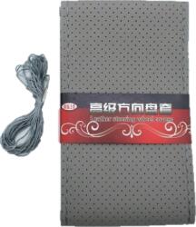 Paradox Since 1992 Husa volan piele ecologica gri perforata cu ac si ata 37-39 cm universala 3-26G (3-26G)