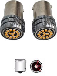 Paradox Since 1992 Becuri LED BAU15S 15 SMD 12V lumina portocalie (AD816)