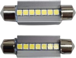 Paradox Since 1992 Becuri LED sofit C5W 41mm Canbus 12V 7 SMD 3030 alb rece (20-168/3)