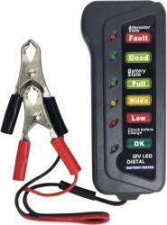 Paradox Since 1992 Tester baterie auto 12V cu LED pentru baterie si alternator (5-28)