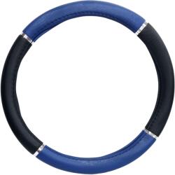 Paradox Since 1992 Husa volan piele ecologica crom albastru antiderapanta 37-39 cm universala 3-6 (3-61105)