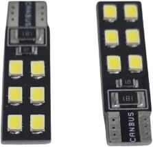 Paradox Since 1992 Becuri LED T10 W5W 12 SMD 12V lumina alba pentru pozitie interior auto set 2 buc (AD 12SMD)