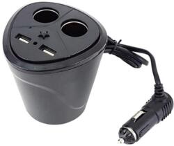 Olesson Adaptor bricheta auto 2 intrari 2x USB 120W Olesson 12V 24V (1670)