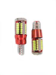 Paradox Since 1992 Becuri LED T10 W5W 57 SMD 12V lumina alba puternica pozitie auto set 2 buc (7-7-1)