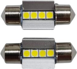 Paradox Since 1992 Becuri LED sofit C5W 31mm Canbus 12V 4 SMD 3030 alb rece (20-168)