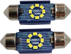 Paradox Since 1992 Becuri LED sofit C5W Canbus 12-24V 8 SMD 2016 alb rece 31 36 39 41 mm (AD509-2)