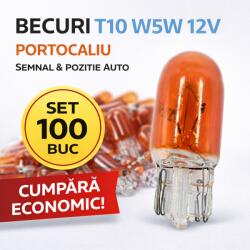 Paradox Since 1992 Becuri T10 W5W 12V portocaliu semnal pozitie auto set 100 buc (6-30)