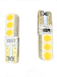 Paradox Since 1992 Becuri LED T10 W5W 6 SMD silicon 12V lumina calda pentru interior auto set 2 buc (AD 2-281115)