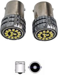 Paradox Since 1992 Becuri LED BA15S 15 SMD 12V set 2 buc lumina alba (AD815)