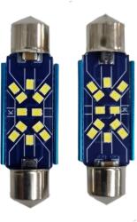 Paradox Since 1992 Becuri LED sofit C5W 31mm Canbus 12-24V 9 SMD alb rece (AD796)
