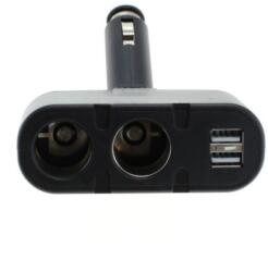 Olesson Adaptor bricheta auto 2 intrari 1x USB 100W Olesson 1652 12V 24V splitter priza auto reglabil (1652)