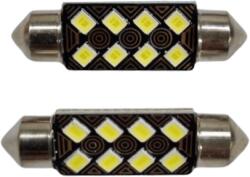 Paradox Since 1992 Becuri LED sofit C5W 39mm Canbus 12V 8 SMD alb rece (21-57)