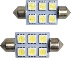 Paradox Since 1992 Becuri LED sofit C5W 39mm Canbus 12V 6 SMD alb rece (493)