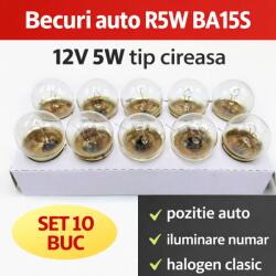 Paradox Since 1992 Becuri auto R5W BA15S 12V 5W tip cireasa set 10 buc pozitie interior numar (20-181)