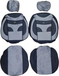 Paradox Since 1992 Huse scaune auto universale 5 locuri piele ecologica cu textil gri, set complet protectie interior (11-6-gri)