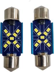 Paradox Since 1992 Becuri LED sofit C5W 36mm Canbus 12-24V 9 SMD alb rece (AD797)